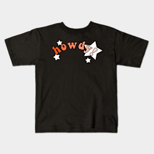 howdy orange Kids T-Shirt